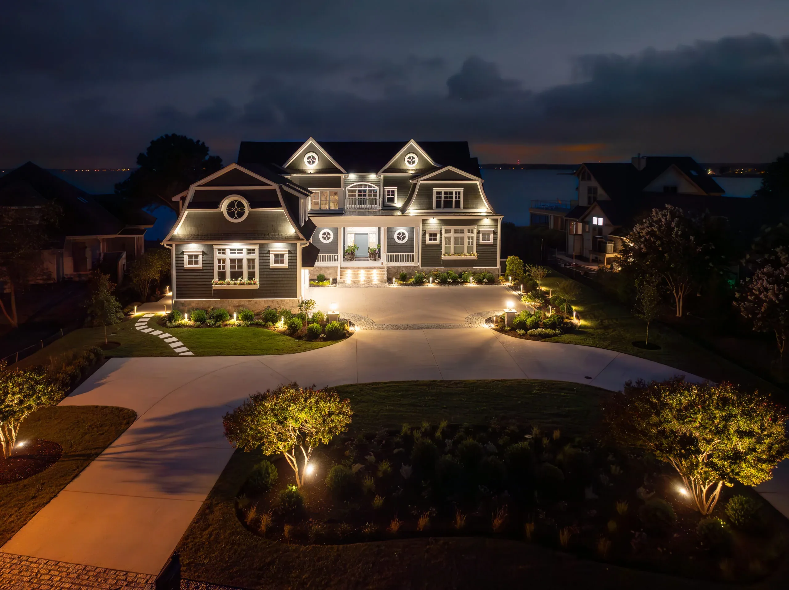 Whole Home project by Westchester AV, Outside, on the same system.